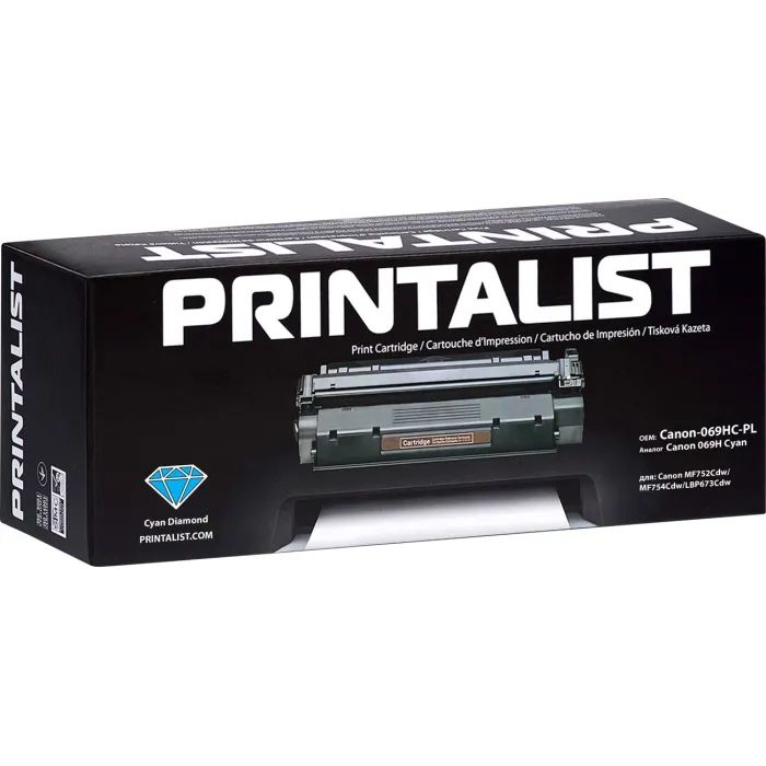 Картридж Printalist Canon 069H Yellow 5500 ст. (Canon-069HY-PL) изображение 2
