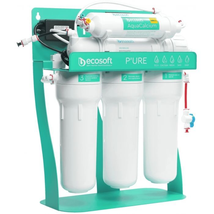 Система фильтрации воды Ecosoft P''URE AquaCalcium Mint з помпою (MO675PSMACECO) изображение 2