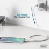 Дата кабель USB-C to USB-C 1.0m USB 2.0 60W silicone white Digitus (AK-300341-010-W) изображение 9