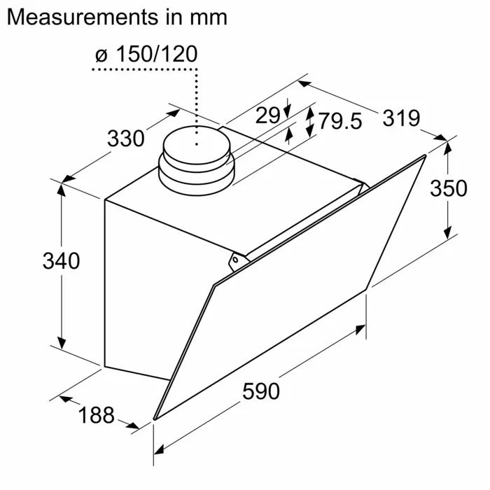 Витяжка кухонна Bosch DWK63PJ20T зображення 7