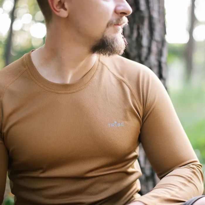 Лонгслив Tribe Coolpass LS coyote S (T-KI-0007-coyote-S) изображение 5