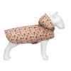 Дождевик для животных WAUDOG Clothes Накидка с капюшоном Авокадо на розовом XXS (354-4051)