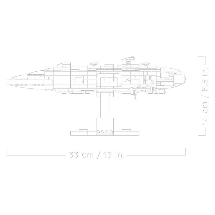 Конструктор LEGO Star Wars Звездный крейсер Дом один (75405) изображение 5