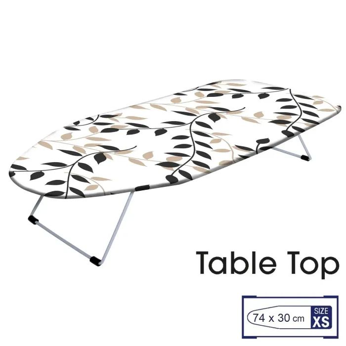 Прасувальна дошка Casa Si Table Top 73x30 White/Black Leaves (CS95159P168) (DAS302389) зображення 2