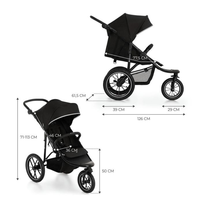 Коляска Kinderkraft Helsi 2 Black (KSHELS02BLK0000) (5902533926046) изображение 8