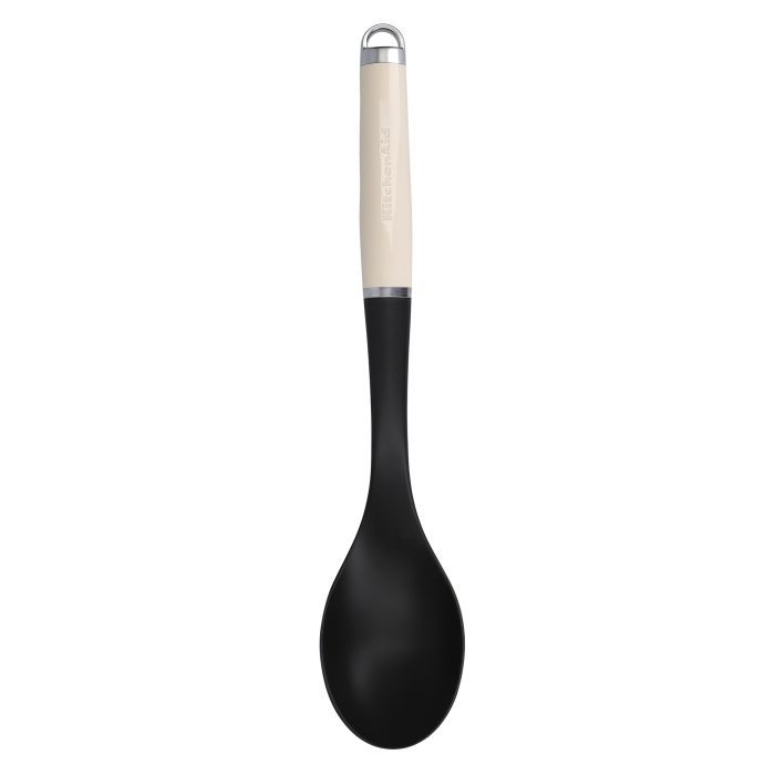 Ложка поварская KitchenAid Coreline для сервіровки, 35,3 см, кремова (KAG003OHACE)