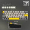 Клавиатура Epomaker EP64 60 Mulan Switch Hot-Swap RGB Wireless/Bluetooth/USB UA Black (EP64-B-M) изображение 11