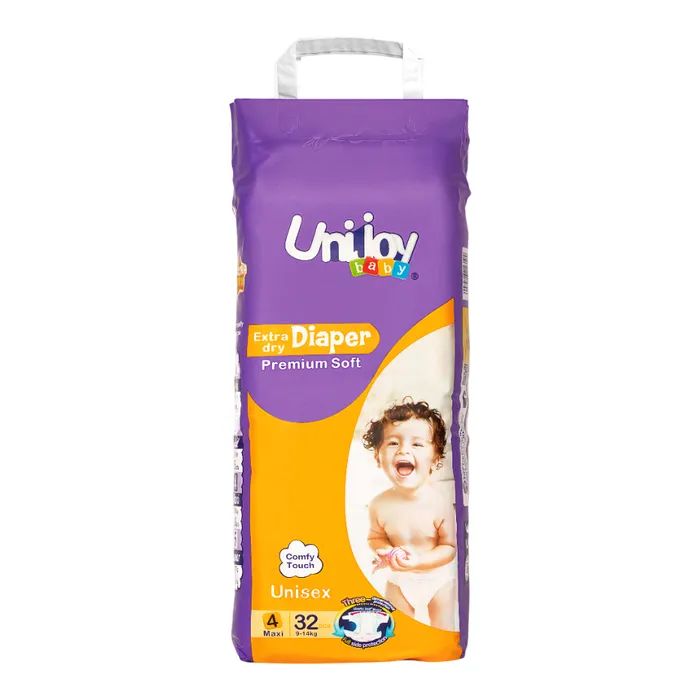 Підгузки Unijoy baby Soft L 4 (9-14 кг) 34 шт (6998526216194)