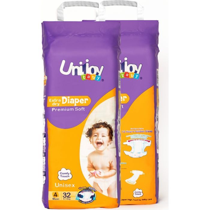 Подгузники Unijoy baby Soft L 4 (9-14 кг) 34 шт (6998526216194) изображение 5