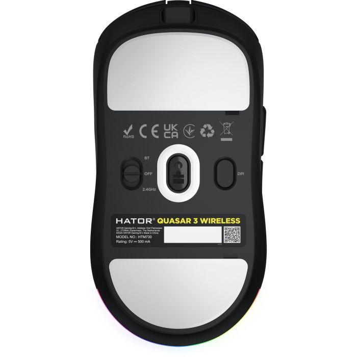 Мышка Hator Quasar 3 Wireless White (HTM731) изображение 6