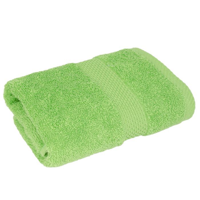 Полотенце Home Line махровое бордюрное (салатовое) 400 гр/м2, 70х140 см (181825)