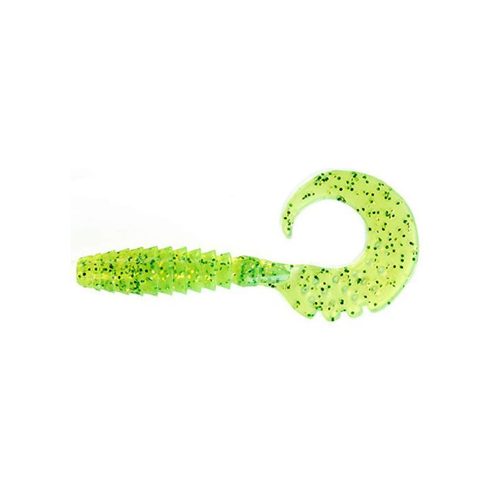Силикон рыболовный FishUP Fancy Grub 2" 026 - Flo Chartreuse/Green (10шт/уп) (1864.01.18)
