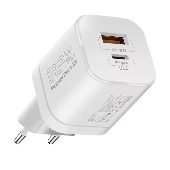 Зарядний пристрій Promate powerport-33.white