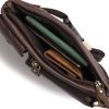 Сумка Vintage Поясная мужская Коричневая (14747) изображение 10