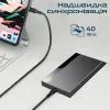 Дата кабель USB-C to USB-C powerbolt240-1m.black Promate (powerbolt240-1m.black) изображение 4