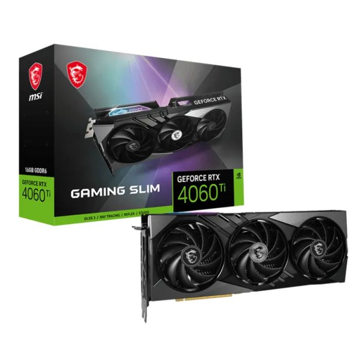 Видеокарта MSI GeForce RTX4060Ti 16Gb GAMING SLIM (RTX 4060 Ti GAMING SLIM 16G) изображение 6