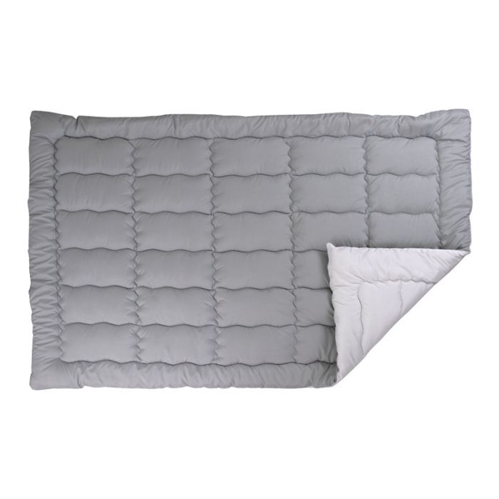 Ковдра Руно зимова силіконова Grey White 172 х 205 (316.52_Grey White)