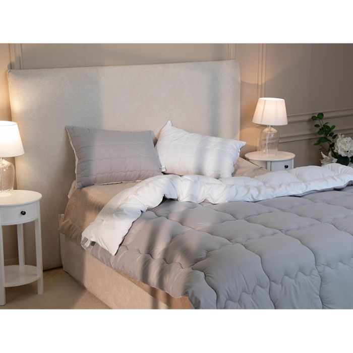 Ковдра Руно зимова силіконова Grey White 172 х 205 (316.52_Grey White) зображення 5