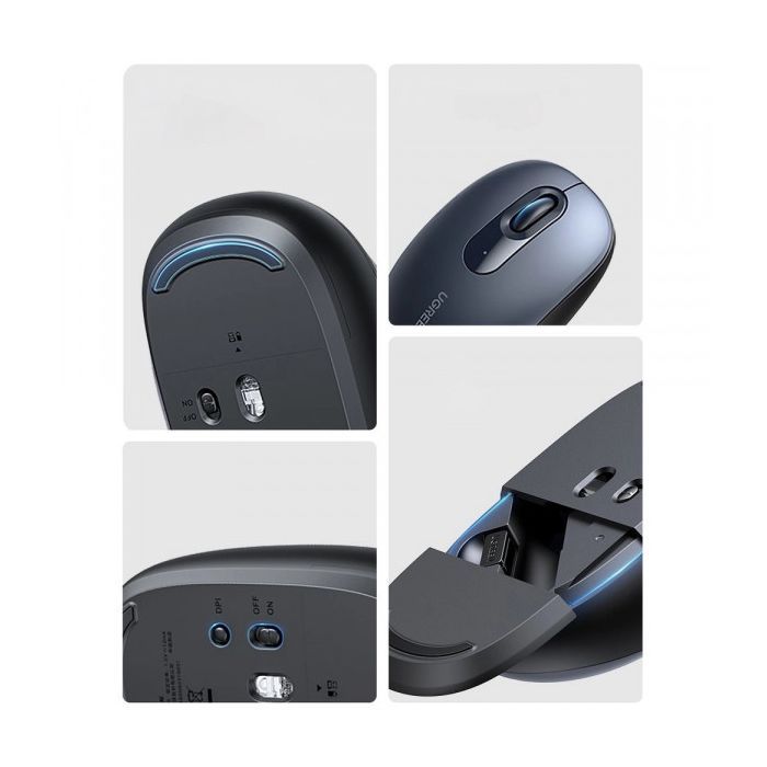 Мышка Ugreen MU105 Wireless Light Blue (90671) изображение 6