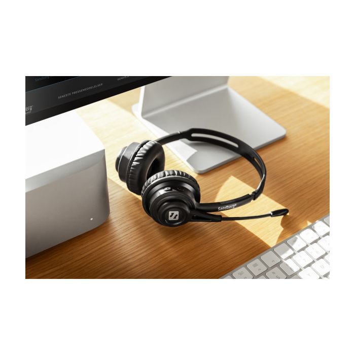 Наушники Sandberg Wireless Headset ANC+ENC Bluetooth Black (126-44) изображение 7