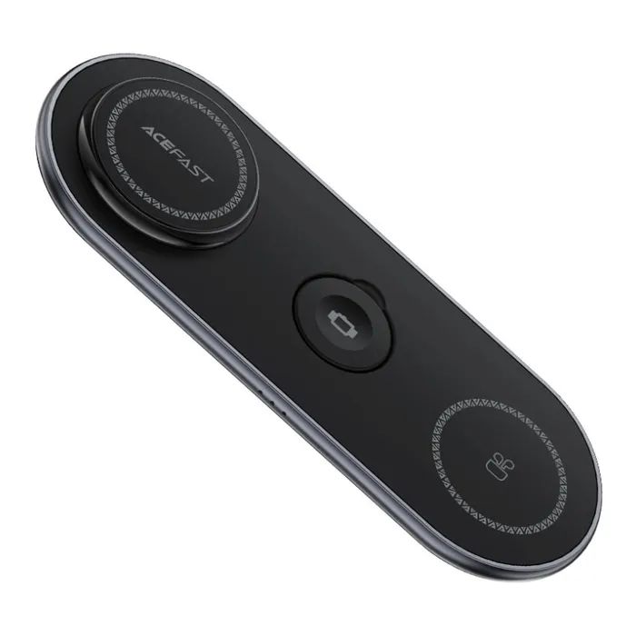 Зарядний пристрій Acefast Wireless QI 3in1 15W E19 Qi2 (6974316283096) зображення 3