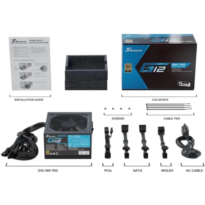 Блок питания Seasonic 750W (SSR G12 GM-750) изображение 7