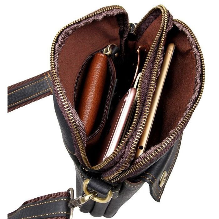 Сумка Vintage Чорна (14408) зображення 11