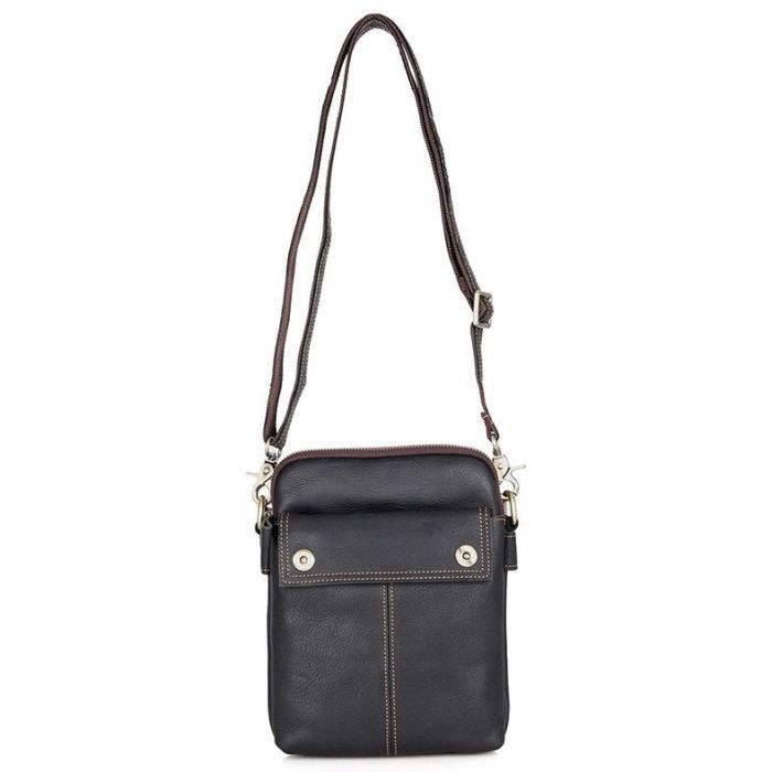 Сумка Vintage Чорна (14408) зображення 5