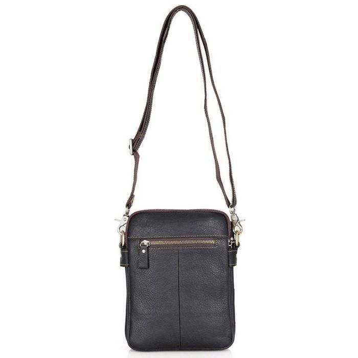 Сумка Vintage Чорна (14408) зображення 7