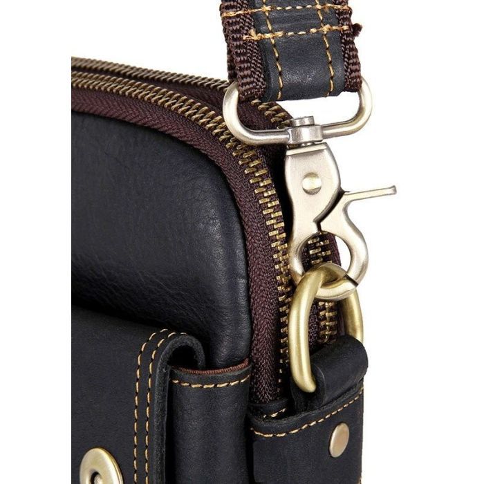 Сумка Vintage Чорна (14408) зображення 8