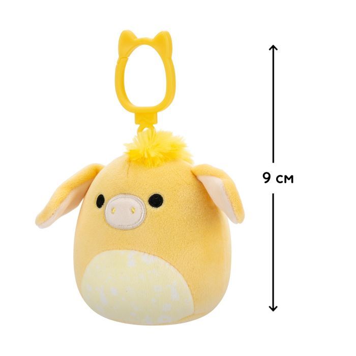 Брелок Squishmallows на клипсе - Ослик Гэвин 9 см (SQCP00461) изображение 2