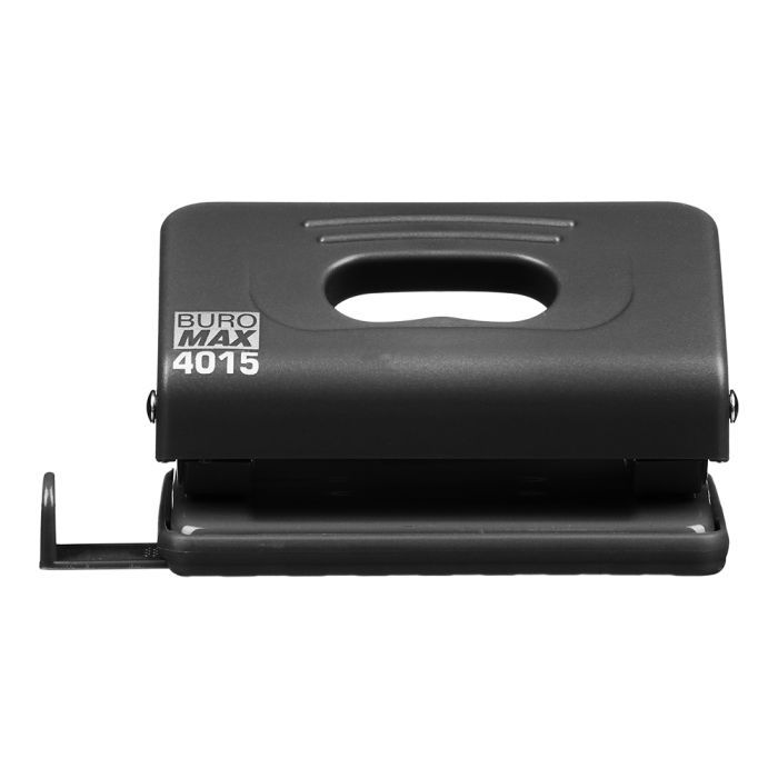Дырокол Buromax пластиковый, до 10 листов, 120 х 58 х 59 мм, синий (BM.4015-02) изображение 4