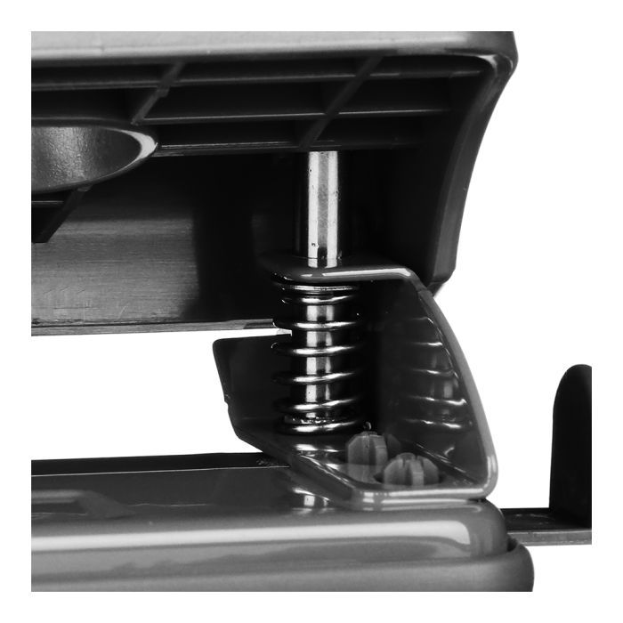 Дырокол Buromax пластиковый, до 10 листов, 120 х 58 х 59 мм, синий (BM.4015-02) изображение 5