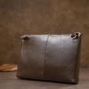 Сумка Grande Pelle Кожаная мужская Коричневая (11438) изображение 10