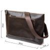 Сумка Grande Pelle Кожаная мужская Коричневая (11438) изображение 3