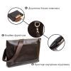 Сумка Grande Pelle Кожаная мужская Коричневая (11438) изображение 4