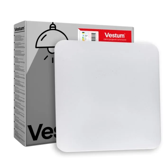 Светильник Vestum QUATRO матовий 20W 350*350*60мм 4000К (VS-90065)
