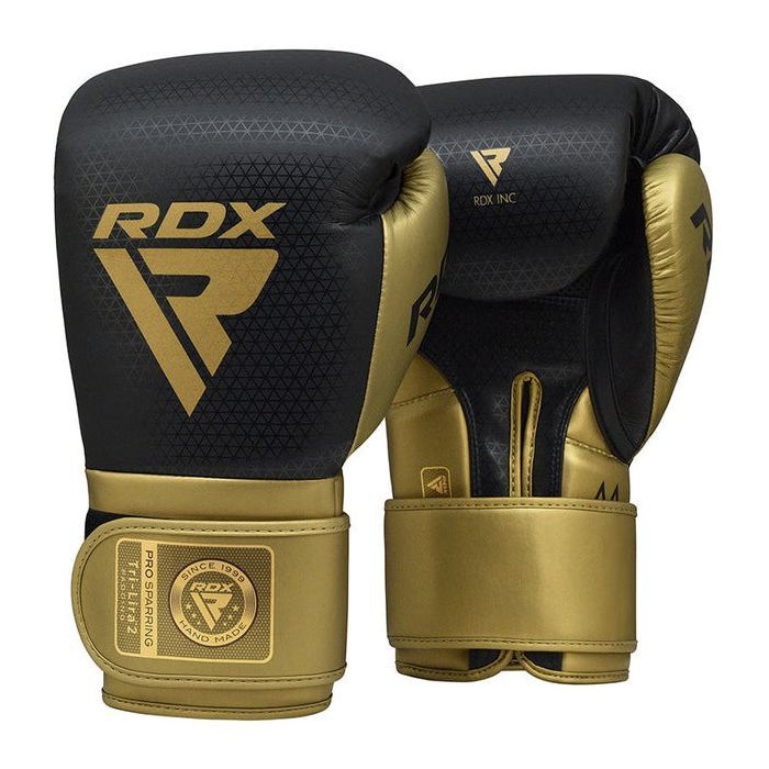 Боксерські рукавички RDX Mark Pro Sparring TRI Lira 2 Golden 10 унцій (BGM-PSTL2G-10OZ) зображення 2