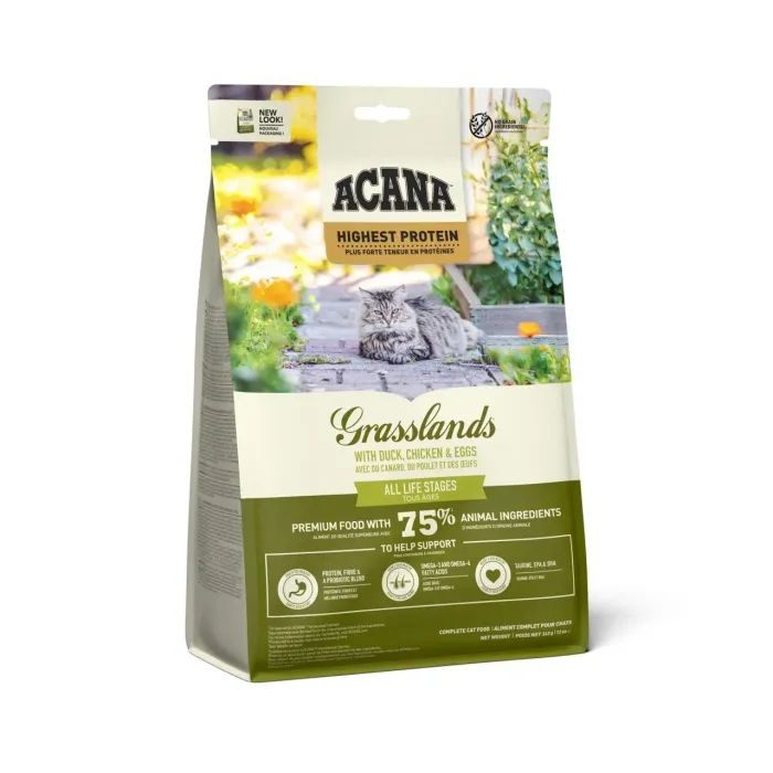 Сухой корм для кошек ACANA Grasslands 340 г (0064992714697) изображение 3