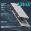 Порт-реплікатор Digitus USB-C > 3xHDMI/2xDP/4xUSB-A/USB-C/RJ54/DC/Audio (DA-70918) зображення 7