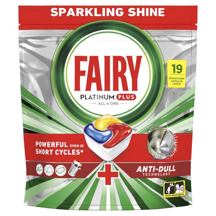 Таблетки для посудомоечных машин Fairy Platinum Plus All in One Lemon 71 шт. (8700216236126)