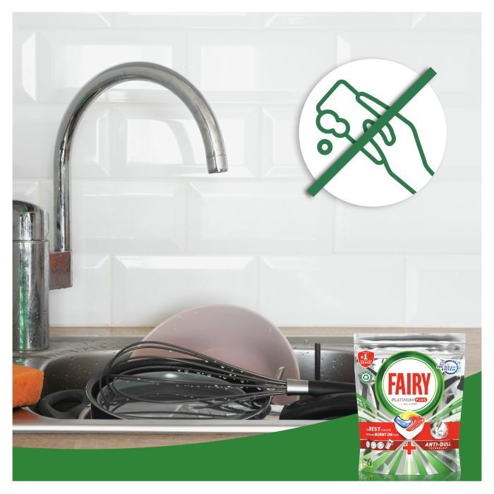 Таблетки для посудомоечных машин Fairy Platinum Plus All in One Lemon 71 шт. (8700216236126) изображение 2