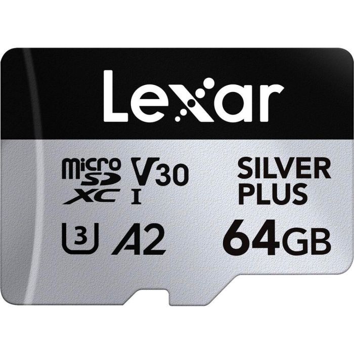 Карта памяти Lexar 64GB microSDXC class 10 UHS-I U3 V30 A2 Professional Silver (LMSSIPL064G-BNANG)