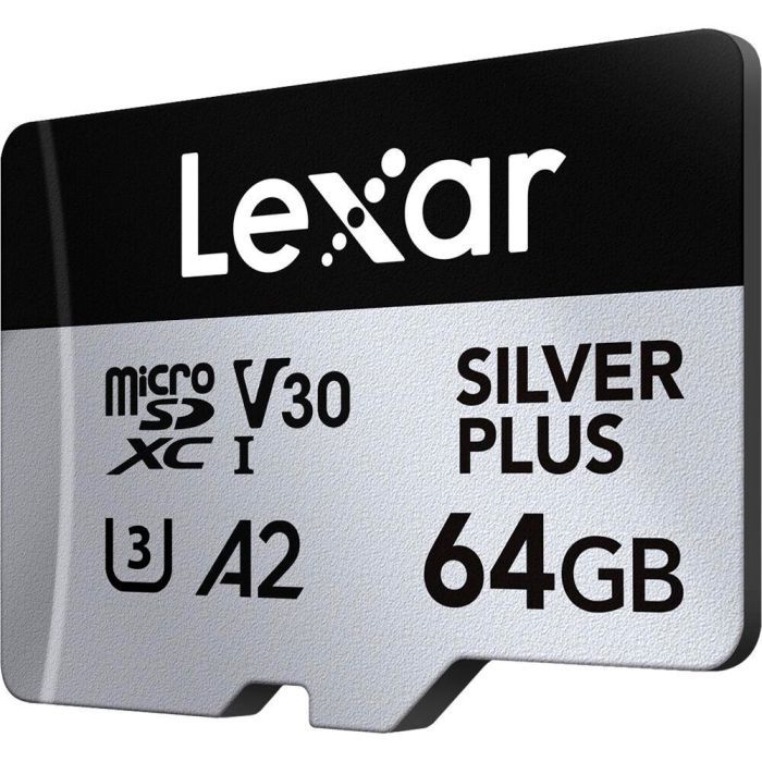 Карта памяти Lexar 64GB microSDXC class 10 UHS-I U3 V30 A2 Professional Silver (LMSSIPL064G-BNANG) изображение 2