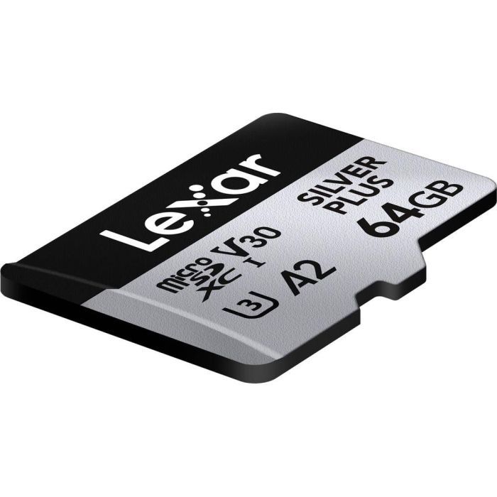 Карта памяти Lexar 64GB microSDXC class 10 UHS-I U3 V30 A2 Professional Silver (LMSSIPL064G-BNANG) изображение 3