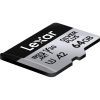 Карта памяти Lexar 64GB microSDXC class 10 UHS-I U3 V30 A2 Professional Silver (LMSSIPL064G-BNANG) изображение 3