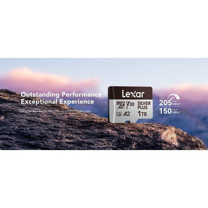 Карта памяти Lexar 64GB microSDXC class 10 UHS-I U3 V30 A2 Professional Silver (LMSSIPL064G-BNANG) изображение 4