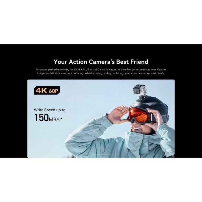 Карта памяти Lexar 64GB microSDXC class 10 UHS-I U3 V30 A2 Professional Silver (LMSSIPL064G-BNANG) изображение 7