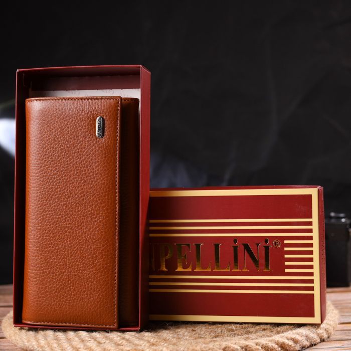 Портмоне Canpellini З натуральної шкіри Світло-коричневе (21524) зображення 10