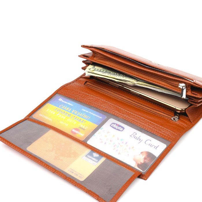 Портмоне Canpellini З натуральної шкіри Світло-коричневе (21524) зображення 7